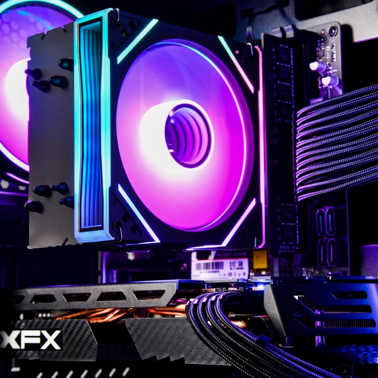 Cooler of NOVATECH Phantom 2.0 Prebuilt Gaming PC with RGB Lights