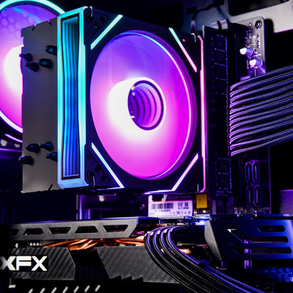 Cooler of NOVATECH Phantom 2.0 Prebuilt Gaming PC with RGB Lights