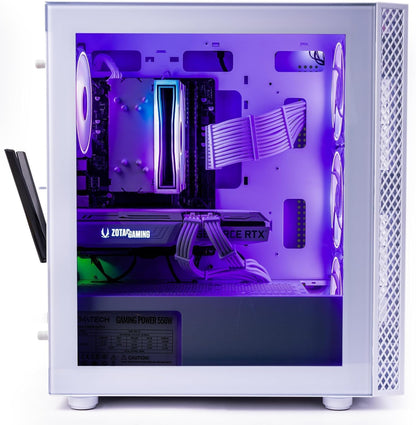 Side view of NOVATECH RTX 3050 Gaming PC Desktop