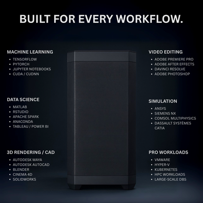 Novatech Apex AI Workstation — Intel Core i9-14900K — AI Development, 3D Rendering & Creator Workflows